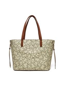 TOUS Torebka Kaos Icon 2002022001 Beżowy ze sklepu MODIVO w kategorii Torby Shopper bag - zdjęcie 182605453
