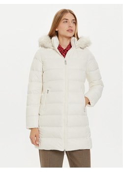 Tommy Hilfiger Kurtka puchowa WW0WW43122 Écru Regular Fit ze sklepu MODIVO w kategorii Kurtki damskie - zdjęcie 182605483