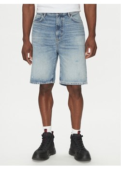 HUGO Szorty jeansowe 50537709 Niebieski Regular Fit ze sklepu MODIVO w kategorii Spodenki męskie - zdjęcie 182605534