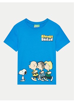 United Colors Of Benetton T-Shirt 3096G10EW Niebieski Regular Fit ze sklepu MODIVO w kategorii T-shirty chłopięce - zdjęcie 182605701