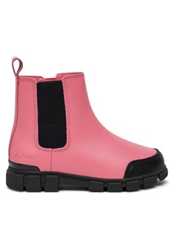 Clarks Kozaki Evyn Chelsea K. 26179042 Różowy ze sklepu MODIVO w kategorii Buty zimowe dziecięce - zdjęcie 182605720