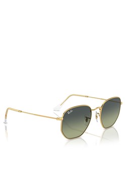 Ray-Ban Okulary przeciwsłoneczne Hexagonal 0RB3548 001/BH Złoty ze sklepu MODIVO w kategorii Okulary przeciwsłoneczne damskie - zdjęcie 182605733