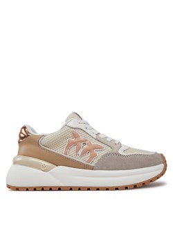 PINKO Sneakersy Gem 07 SS0055 P074 Beżowy ze sklepu MODIVO w kategorii Buty sportowe damskie - zdjęcie 182605800