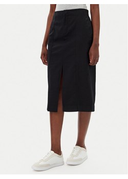 Calvin Klein Jeans Spódnica midi J20J225327 Czarny Regular Fit ze sklepu MODIVO w kategorii Spódnice - zdjęcie 182605954