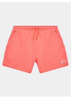 Roxy Szorty sportowe Happiness ERGFB03290 Różowy Regular Fit ze sklepu MODIVO w kategorii Spodenki dziewczęce - zdjęcie 182605964