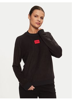 Hugo Sweter Snoozie 50523414 Czarny Regular Fit - id: 0000304325823 - marki Hugo Boss - 182606193 Hugo Sweter Snoozie 50523414 Czarny Regular Fit ze sklepu MODIVO w kategorii Swetry damskie - zdjęcie 182606193