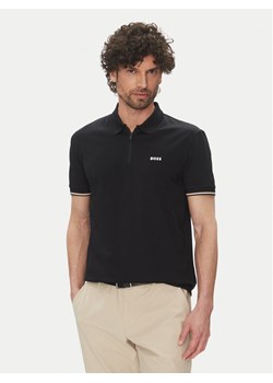 BOSS Polo Philix Pima 50538177 Czarny Regular Fit ze sklepu MODIVO w kategorii T-shirty męskie - zdjęcie 182606213