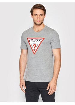 Guess T-Shirt M2YI71 I3Z11 Szary Slim Fit ze sklepu MODIVO w kategorii T-shirty męskie - zdjęcie 182606220