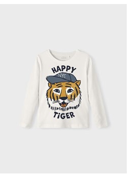NAME IT Bluzka 13218862 Biały Regular Fit ze sklepu MODIVO w kategorii T-shirty chłopięce - zdjęcie 182606264