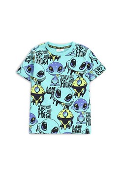 Coccodrillo T-Shirt WC5143201CBK Turkusowy Regular Fit ze sklepu MODIVO w kategorii T-shirty chłopięce - zdjęcie 182606302