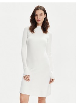 Max Mara Leisure Sukienka dzianinowa Pireo 2416321017 Biały Regular Fit - id: 0000303648015 - marki Max Mara - 182606350 Max Mara Leisure Sukienka dzianinowa Pireo 2416321017 Biały Regular Fit ze sklepu MODIVO w kategorii Sukienki - zdjęcie 182606350