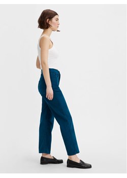 Levi's® Spodnie materiałowe 79755-0025 Granatowy Straight Fit ze sklepu MODIVO w kategorii Spodnie damskie - zdjęcie 182606523