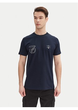 Aeronautica Militare T-Shirt 251TS2380J674 Granatowy Regular Fit ze sklepu MODIVO w kategorii T-shirty męskie - zdjęcie 182606733