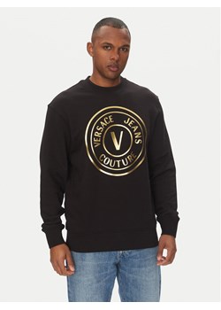 Versace Jeans Couture Bluza 78GAIT01 Czarny Regular Fit ze sklepu MODIVO w kategorii Bluzy męskie - zdjęcie 182606742