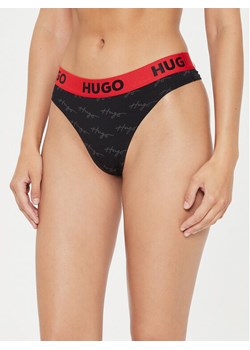 Hugo Stringi 50515199 Czarny ze sklepu MODIVO w kategorii Majtki damskie - zdjęcie 182606833