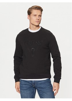 Guess Bluza M5RQ08 KCN01 Czarny Regular Fit ze sklepu MODIVO w kategorii Bluzy męskie - zdjęcie 182607133