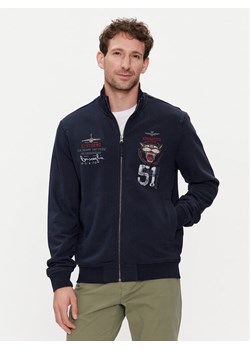 Aeronautica Militare Bluza 241FE1881F501 Granatowy Regular Fit ze sklepu MODIVO w kategorii Bluzy męskie - zdjęcie 182607134