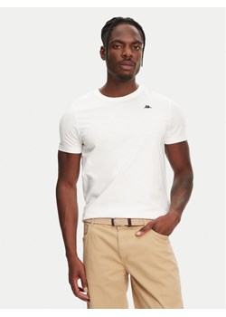 Robe di Kappa T-Shirt Luc 611187W Biały Regular Fit ze sklepu MODIVO w kategorii T-shirty męskie - zdjęcie 182607242