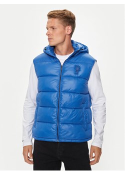 KARL LAGERFELD Kamizelka Vest 505091 543590 Niebieski Regular Fit ze sklepu MODIVO w kategorii Kamizelki męskie - zdjęcie 182607373