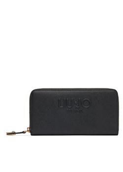 Liu Jo Duży Portfel Damski XL Zip Around AA5155 E0087 Czarny ze sklepu MODIVO w kategorii Portfele damskie - zdjęcie 182607380