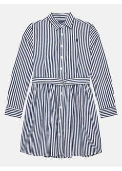 Polo Ralph Lauren Sukienka koszulowa 313934134003 Granatowy Regular Fit ze sklepu MODIVO w kategorii Sukienki dziewczęce - zdjęcie 182607381