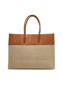 Coccinelle Torebka E1 S91 18 02 01 Beżowy ze sklepu MODIVO w kategorii Torby Shopper bag - zdjęcie 182607530