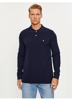 United Colors Of Benetton Polo 3089J3204 Granatowy Regular Fit ze sklepu MODIVO w kategorii T-shirty męskie - zdjęcie 182607531