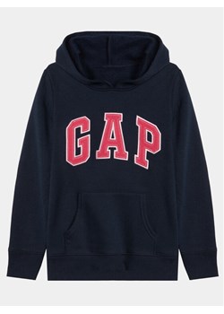 Gap Bluza 849381-10 Granatowy Regular Fit ze sklepu MODIVO w kategorii Bluzy dziewczęce - zdjęcie 182607590