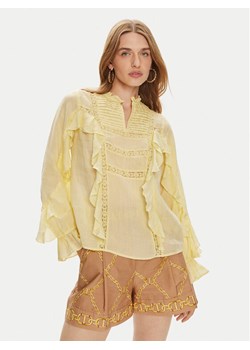 TWINSET Bluzka 241TP2530 Żółty Relaxed Fit ze sklepu MODIVO w kategorii Bluzki damskie - zdjęcie 182607664