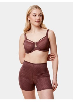 Triumph Biustonosz z fiszbiną Triumph Signature Sheer W01 EX 10215906 Brązowy ze sklepu MODIVO w kategorii Biustonosze - zdjęcie 182607692