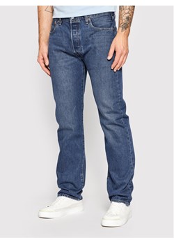 Levi's® Jeansy 501® 00501-3322 Granatowy Original Fit ze sklepu MODIVO w kategorii Jeansy męskie - zdjęcie 182607921