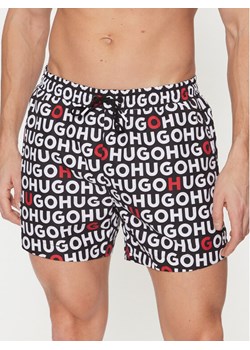 HUGO Szorty kąpielowe Tortuga 50535412 Czarny Regular Fit ze sklepu MODIVO w kategorii Kąpielówki - zdjęcie 182607940