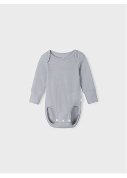 Reima Body dziecięce Utu 5200069A Szary Regular Fit ze sklepu MODIVO w kategorii Body niemowlęce - zdjęcie 182607991