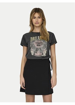 JDY T-Shirt Farock 15201027 Czarny Regular Fit ze sklepu MODIVO w kategorii Bluzki damskie - zdjęcie 182608010