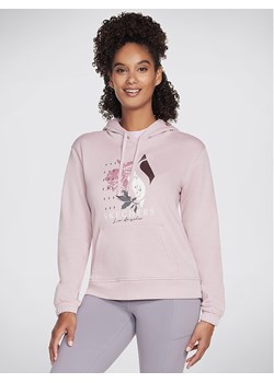 Skechers Bluza La Dreams Pullover Hoodie HD4 Różowy Regular Fit ze sklepu MODIVO w kategorii Bluzy damskie - zdjęcie 182608081