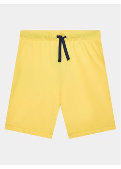 United Colors Of Benetton Szorty sportowe 3BL0C901H Żółty Regular Fit ze sklepu MODIVO w kategorii Spodenki chłopięce - zdjęcie 182608131