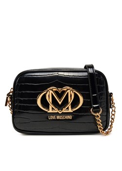 LOVE MOSCHINO Torebka JC4044PP1MLE100A Czarny ze sklepu MODIVO w kategorii Listonoszki - zdjęcie 182608244