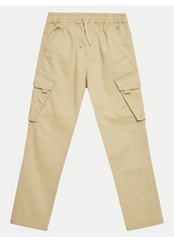United Colors Of Benetton Spodnie materiałowe 4HM6YF00M Beżowy Regular Fit ze sklepu MODIVO w kategorii Spodnie chłopięce - zdjęcie 182608322