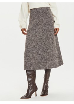 Weekend Max Mara Spódnica trapezowa Piega 2425306012 Brązowy Regular Fit ze sklepu MODIVO w kategorii Spódnice - zdjęcie 182608324