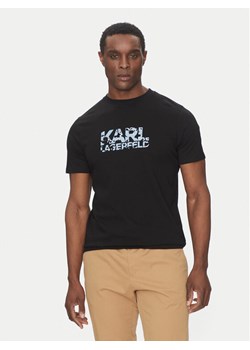 KARL LAGERFELD T-Shirt 755042 552224 Czarny Regular Fit - id: 0000305124494 - marki Karl Lagerfeld - 182608402 KARL LAGERFELD T-Shirt 755042 552224 Czarny Regular Fit ze sklepu MODIVO w kategorii T-shirty męskie - zdjęcie 182608402