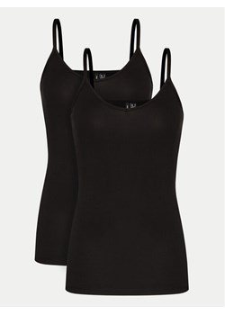 Vero Moda Komplet 2 topów 10171122 Czarny Slim Fit ze sklepu MODIVO w kategorii Bluzki damskie - zdjęcie 182608421