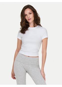 ONLY T-Shirt Val 15339774 Biały Slim Fit ze sklepu MODIVO w kategorii Bluzki damskie - zdjęcie 182608450