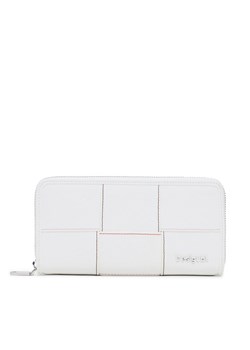 Desigual Duży Portfel Damski 25SAYP48 Biały ze sklepu MODIVO w kategorii Portfele damskie - zdjęcie 182608484