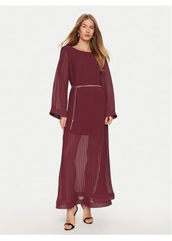ViCOLO Sukienka wieczorowa TS0396 Bordowy Regular Fit ze sklepu MODIVO w kategorii Sukienki - zdjęcie 182608543