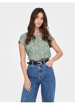 ONLY Bluzka Vic 15161116 Zielony Regular Fit ze sklepu MODIVO w kategorii Bluzki damskie - zdjęcie 182608571