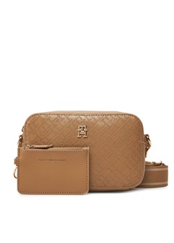 Tommy Hilfiger Torebka Th Distinct Camera Bag Mono AW0AW17221 Brązowy ze sklepu MODIVO w kategorii Listonoszki - zdjęcie 182608591