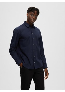 Selected Homme Koszula 16079052 Granatowy Regular Fit ze sklepu MODIVO w kategorii Koszule męskie - zdjęcie 182608632