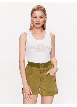 Aeronautica Militare Top 231TS2114DJ585 Biały Regular Fit ze sklepu MODIVO w kategorii Bluzki damskie - zdjęcie 182608702