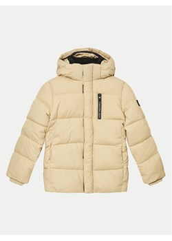 Calvin Klein Jeans Kurtka zimowa Essential IB0IB01276 Beżowy Regular Fit ze sklepu MODIVO w kategorii Kurtki dziewczęce - zdjęcie 182608720