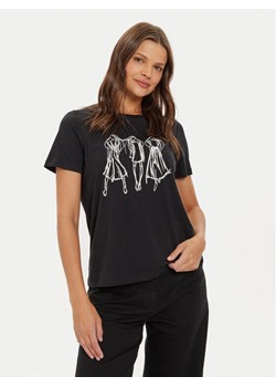 Vero Moda T-Shirt Romy 10320297 Czarny Regular Fit ze sklepu MODIVO w kategorii Bluzki damskie - zdjęcie 182608732
